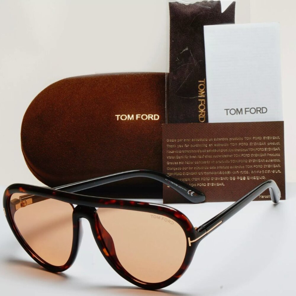 Tom Ford Sunglasses Arizona Brown Tortoise 59mm Sunglasses